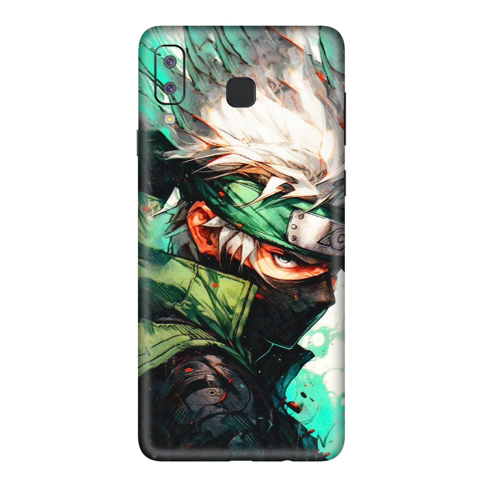 Samsung A/S Series Phone Skins (All Models) - Kakashi Side Profile - 3D Embossed Finish (L-249) Samsung Galaxy A8 Star