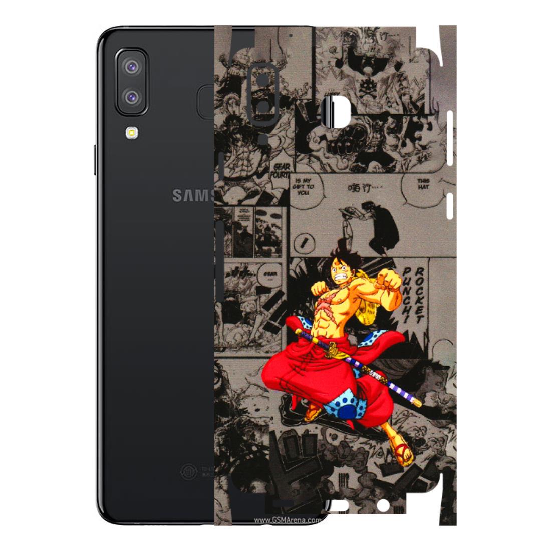 Samsung A/S Series Phone Skins (All Models) - One Piece Rocket Punch Manga - 3D Embossed Finish (L-25) Samsung Galaxy A8 Star