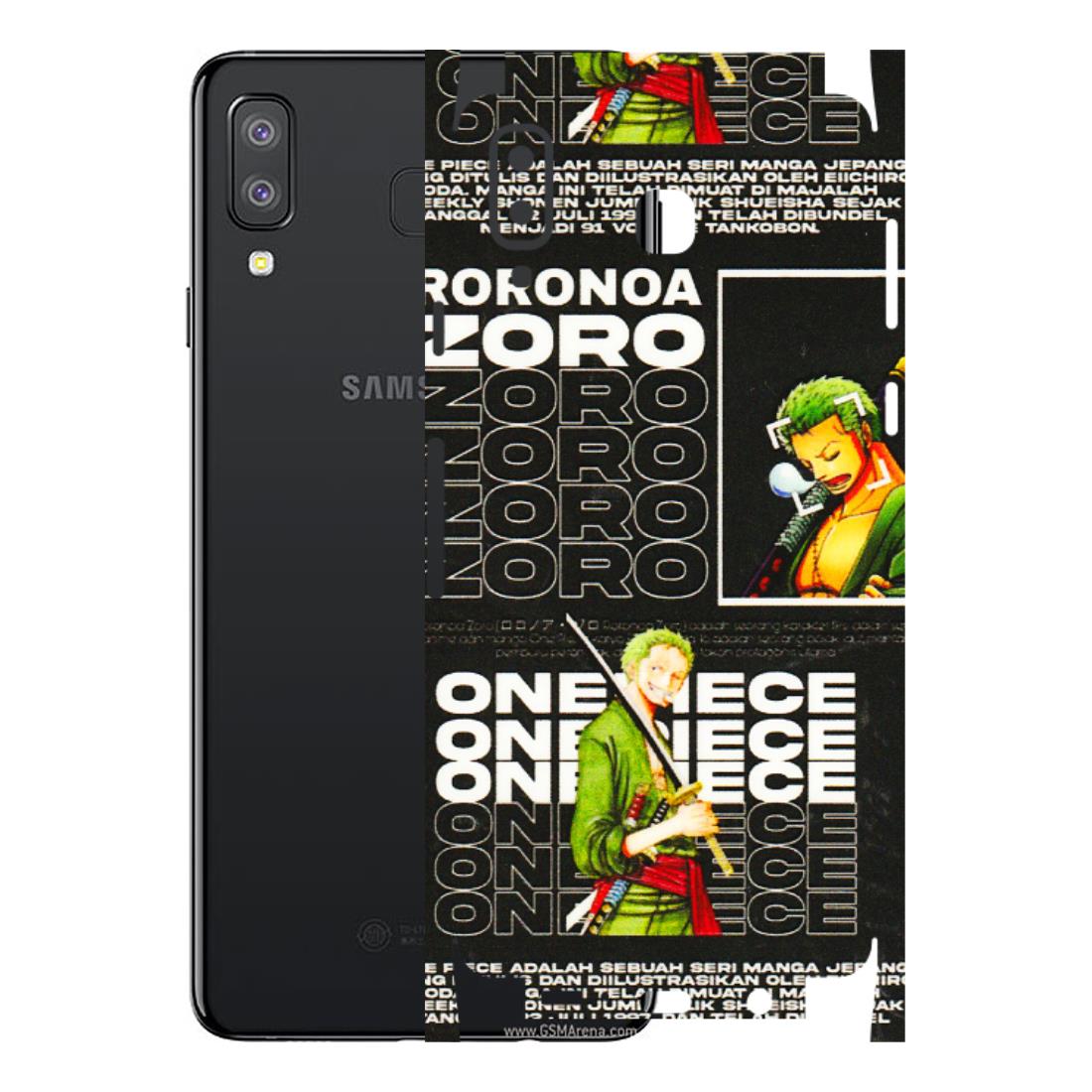 Samsung A/S Series Phone Skins (All Models) - One Piece Zoro - 3D Embossed Finish (L-250) Samsung Galaxy A8 Star