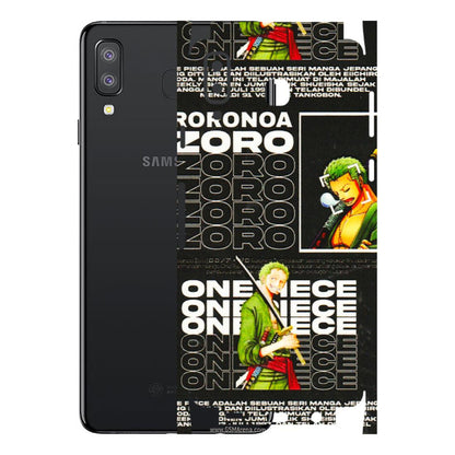 Samsung A/S Series Phone Skins (All Models) - One Piece Zoro - 3D Embossed Finish (L-250) Samsung Galaxy A8 Star