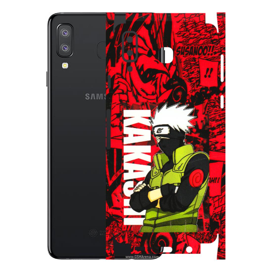 Samsung A/S Series Phone Skins (All Models) - Kakashi Red Anime - 3D Embossed Finish (L-251) Samsung Galaxy A8 Star