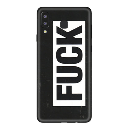 Samsung A/S Series Phone Skins (All Models) - The F Word - 3D Embossed Finish (L-255) Samsung Galaxy A8 Star