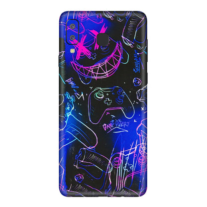 Samsung A/S Series Phone Skins (All Models) - Gamers Paradise - 3D Embossed Finish (L-258) Samsung Galaxy A8 Star