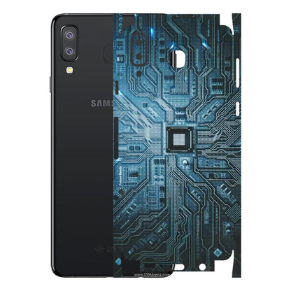 Samsung A/S Series Phone Skins (All Models) - Original Circuit - 3D Embossed Finish (L-267) Samsung Galaxy A8 Star