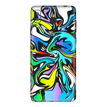 Samsung A/S Series Phone Skins (All Models) - Abstract Colour Paints - 3D Embossed Finish (L-271) Samsung Galaxy A8 Star