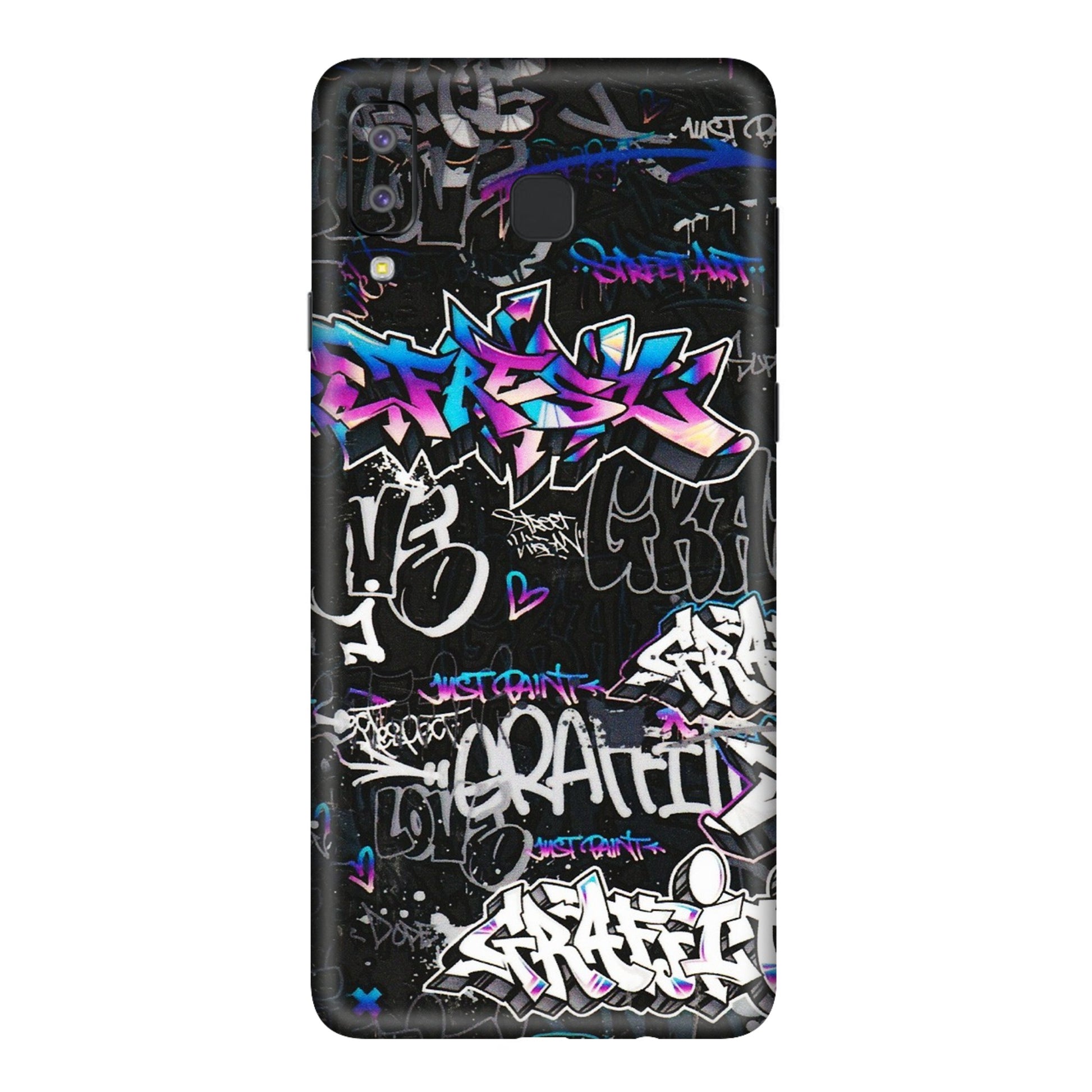 Samsung A/S Series Phone Skins (All Models) - Graffiti Killer - 3D Embossed Finish (L-274) Samsung Galaxy A8 Star