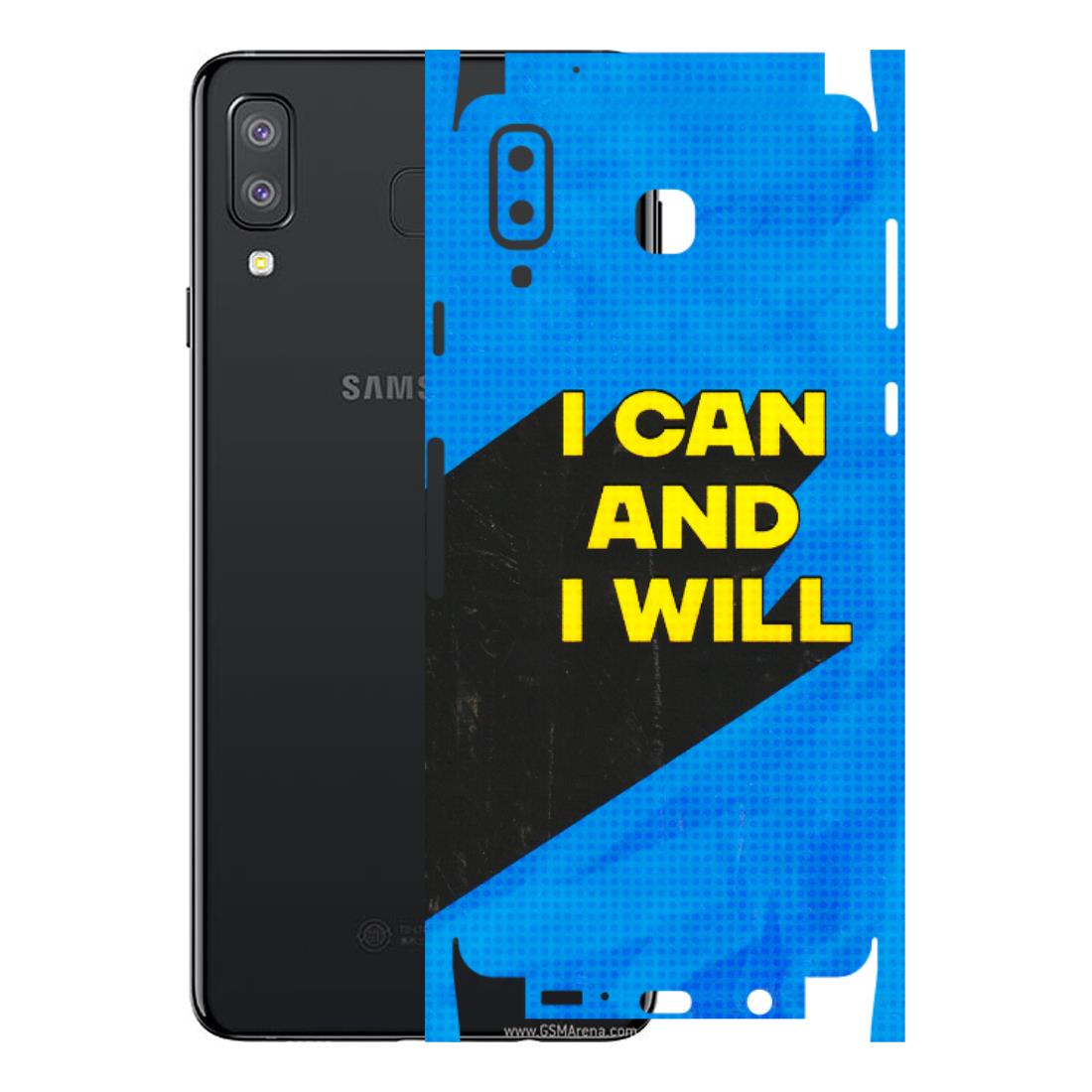 Samsung A/S Series Phone Skins (All Models) - I Can And I Will - 3D Embossed Finish (L-281) Samsung Galaxy A8 Star