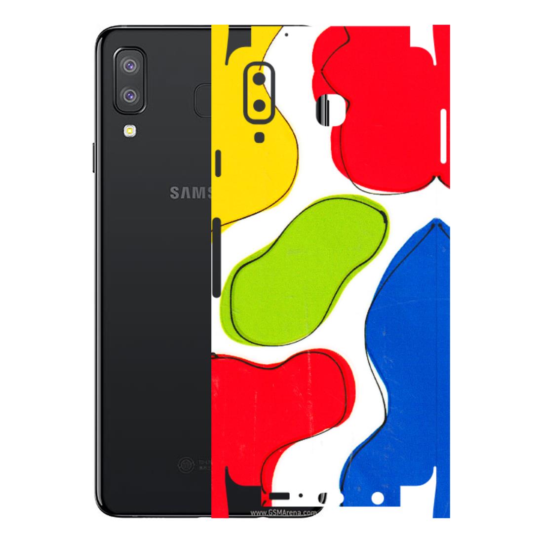 Samsung A/S Series Phone Skins (All Models) - RGB Colour Paint - 3D Embossed Finish (L-284) Samsung Galaxy A8 Star