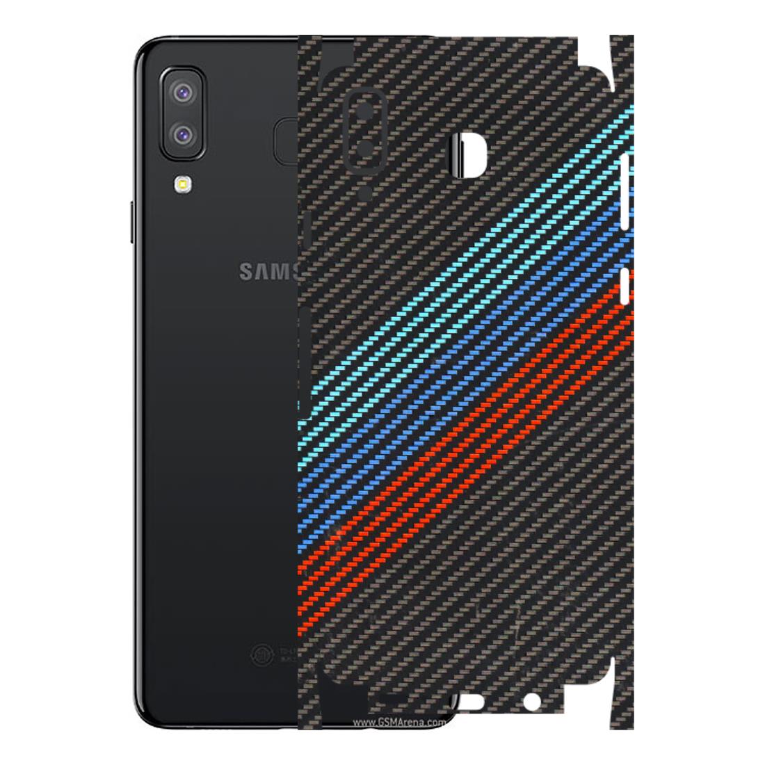 Samsung A/S Series Phone Skins (All Models) - Carbon BM - 3D Embossed Finish (L-302) Samsung Galaxy A8 Star