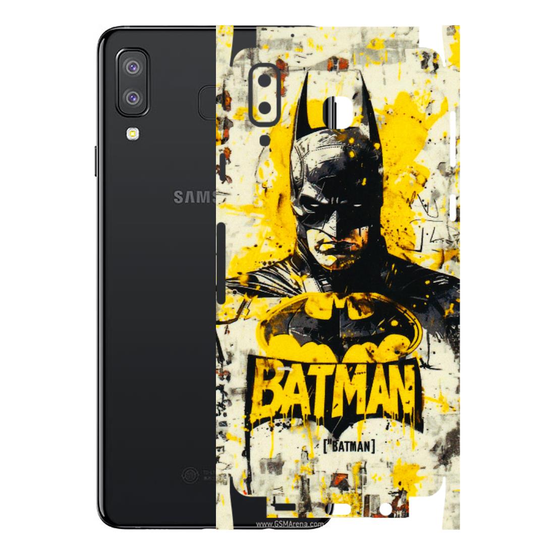 Samsung A/S Series Phone Skins (All Models) - Batman Yellow BT - 3D Embossed Finish (L-304) Samsung Galaxy A8 Star