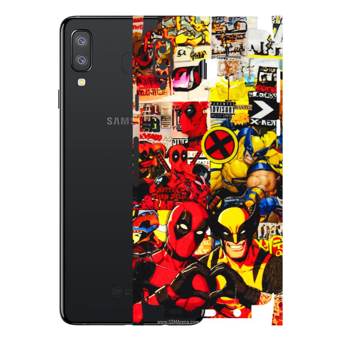 Samsung A/S Series Phone Skins (All Models) - Spidy Wolverine - 3D Embossed Finish (L-310) Samsung Galaxy A8 Star