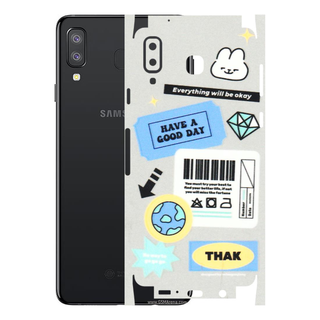 Samsung A/S Series Phone Skins (All Models) - Will Be Okay Design - 3D Embossed Finish (L-316) Samsung Galaxy A8 Star