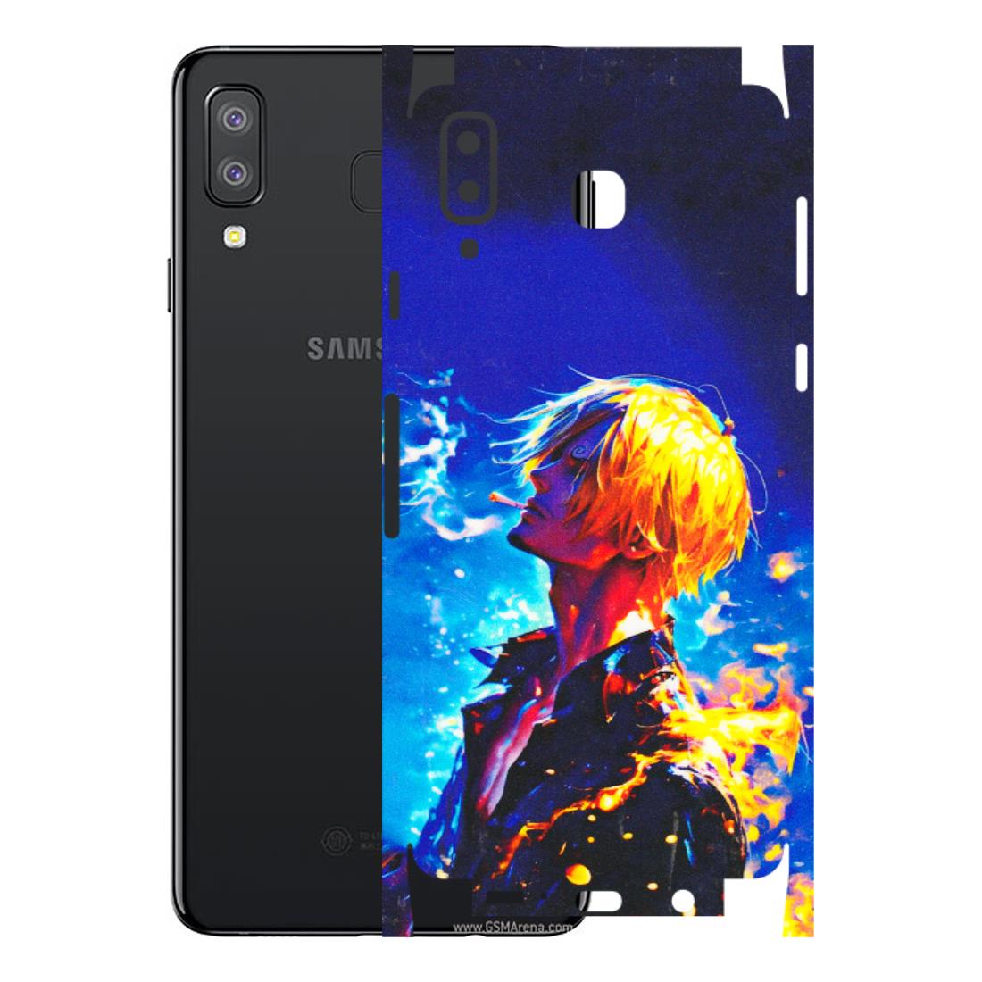 Samsung A/S Series Phone Skins (All Models) - Sanji Vinsmoke One Piece - 3D Embossed Finish (L-319) Samsung Galaxy A8 Star