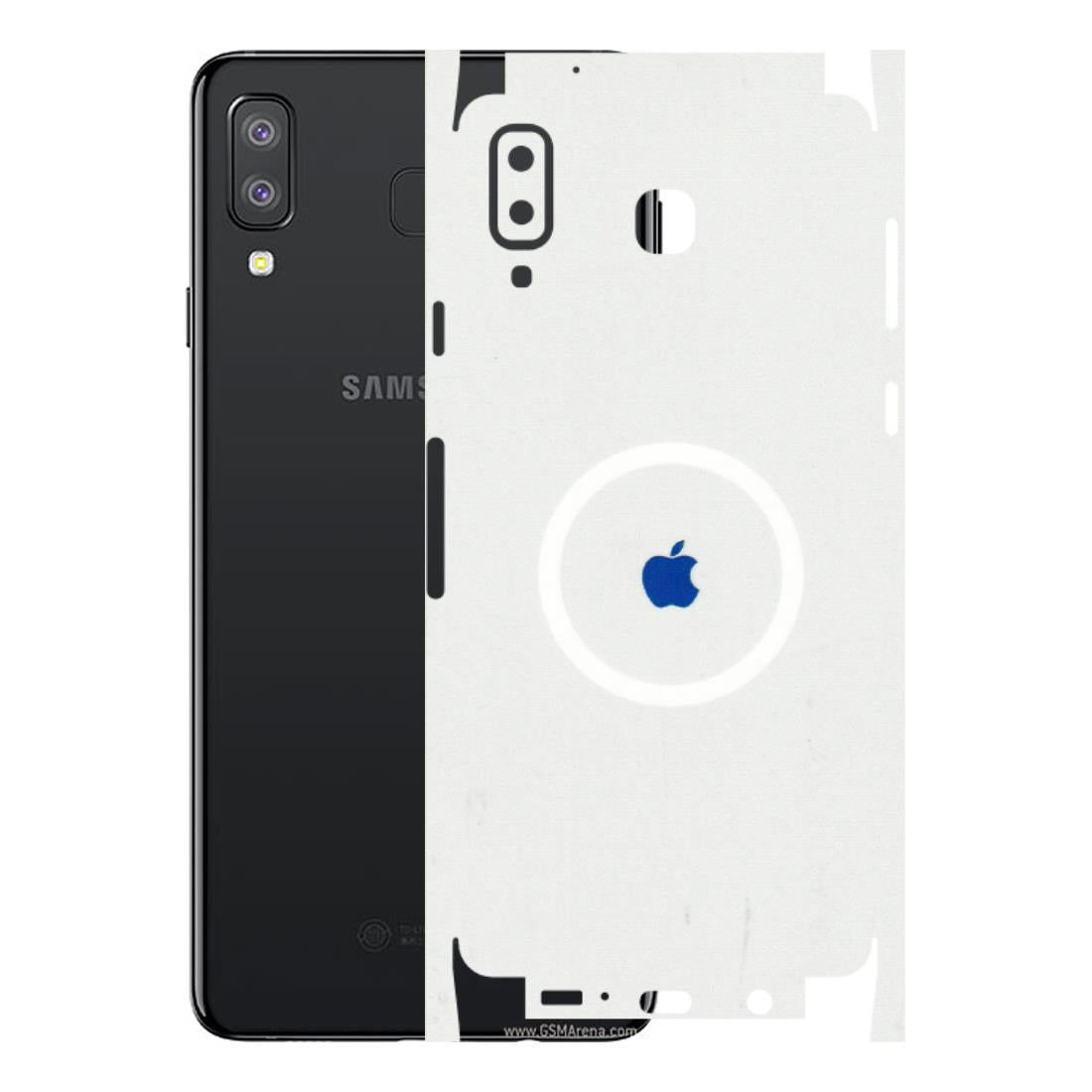 Samsung A/S Series Phone Skins (All Models) - iPhone Magsafe Logo - 3D Embossed Finish (L-320) Samsung Galaxy A8 Star
