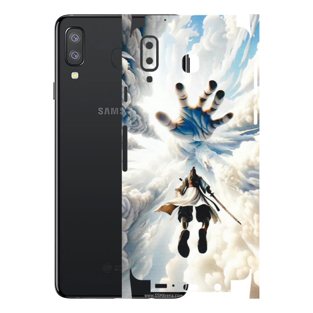 Samsung A/S Series Phone Skins (All Models) - Big Hand With Monkey King - 3D Embossed Finish (L-323) Samsung Galaxy A8 Star