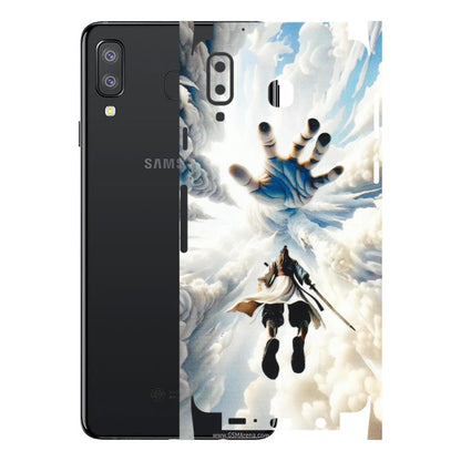 Samsung A/S Series Phone Skins (All Models) - Big Hand With Monkey King - 3D Embossed Finish (L-323) Samsung Galaxy A8 Star