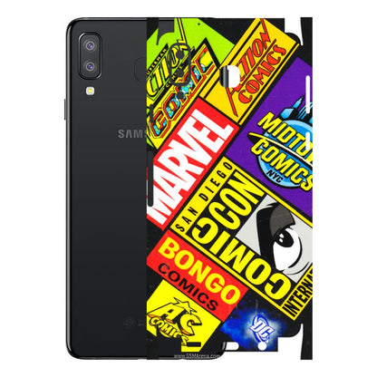 Samsung A/S Series Phone Skins (All Models) - Bongo Comic Con - 3D Embossed Finish (L-325) Samsung Galaxy A8 Star
