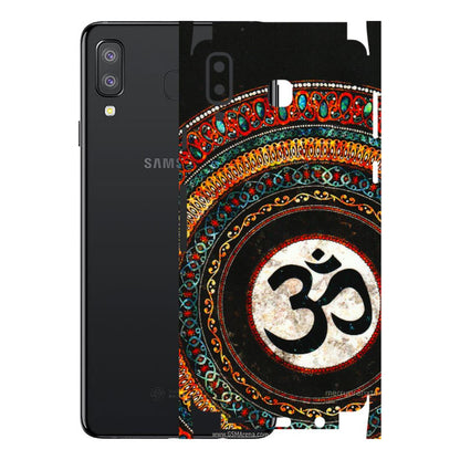 Samsung A/S Series Phone Skins (All Models) - Aum Chant Abstract - 3D Embossed Finish (L-42) Samsung Galaxy A8 Star
