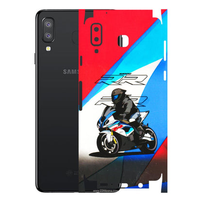 Samsung A/S Series Phone Skins (All Models) - Bikers Love - 3D Embossed Finish (L-58) Samsung Galaxy A8 Star