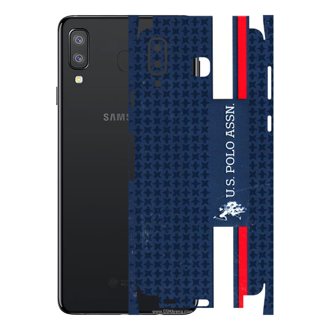 Samsung A/S Series Phone Skins (All Models) - US POLO Designer Brand - 3D Embossed Finish (L-65) Samsung Galaxy A8 Star