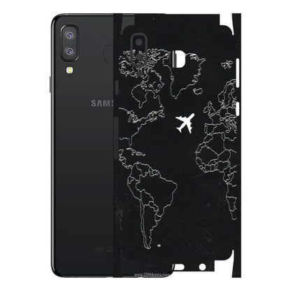Samsung A/S Series Phone Skins (All Models) - Never Ending Travel - 3D Embossed Finish (L-79) Samsung Galaxy A8 Star