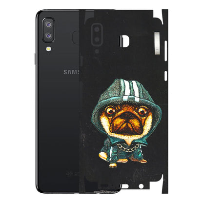Samsung A/S Series Phone Skins (All Models) - Puppy N Hoodie - 3D Embossed Finish (L-90) Samsung Galaxy A8 Star