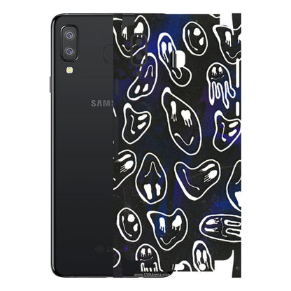 Samsung A/S Series Phone Skins (All Models) - Distorted Smileys - 3D Embossed Finish (L-92) Samsung Galaxy A8 Star