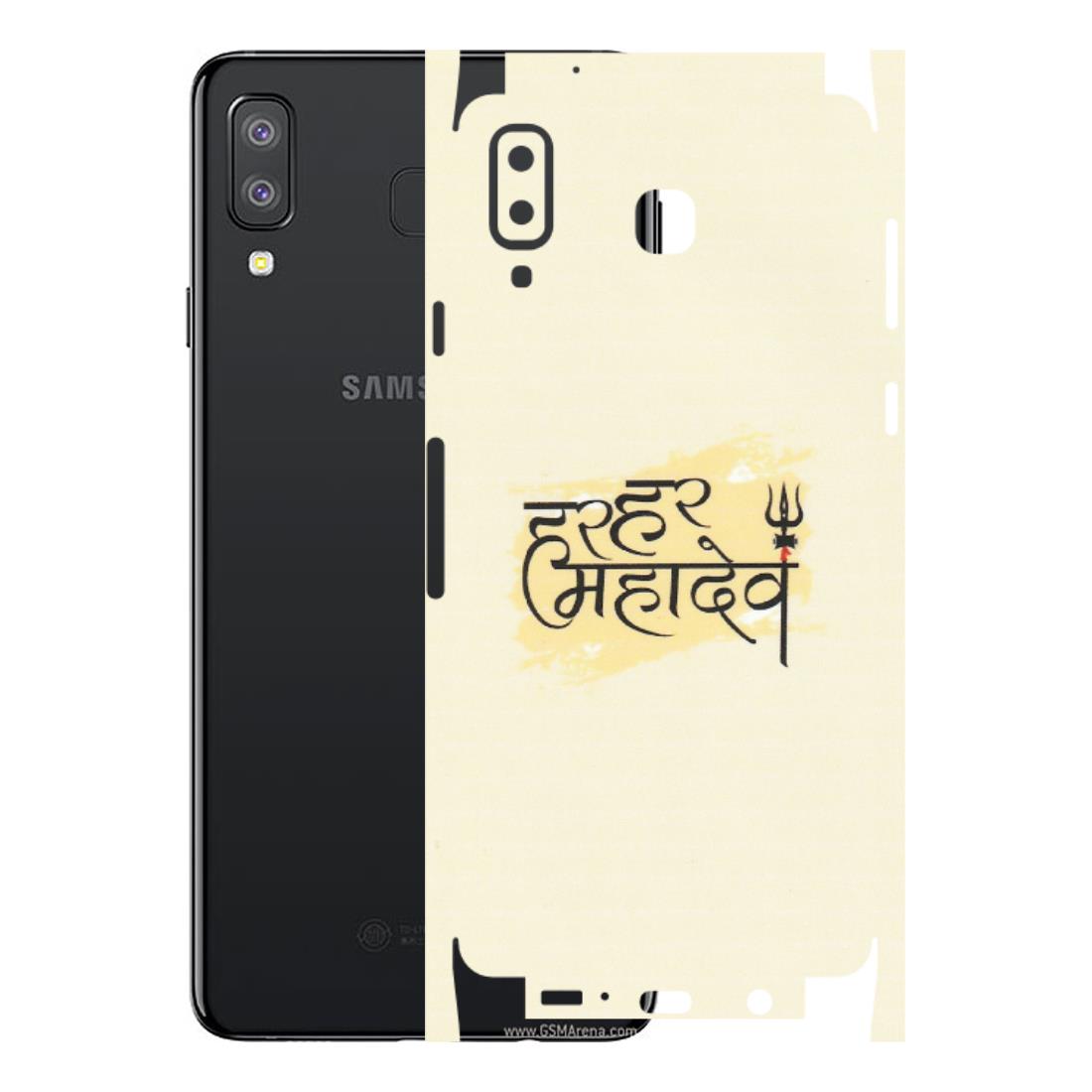 Samsung A/S Series Phone Skins (All Models) - Har Har Mahadev - Matte Finish (M-10) Samsung Galaxy A8 Star