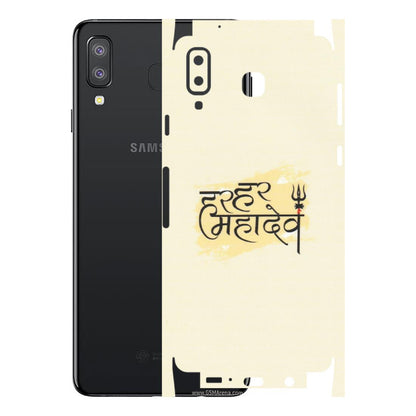 Samsung A/S Series Phone Skins (All Models) - Har Har Mahadev - Matte Finish (M-10) Samsung Galaxy A8 Star