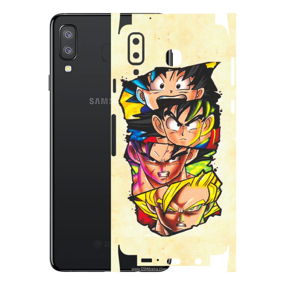 Samsung A/S Series Phone Skins (All Models) - Angry Multi Anime - Matte Finish (M-113) Samsung Galaxy A8 Star