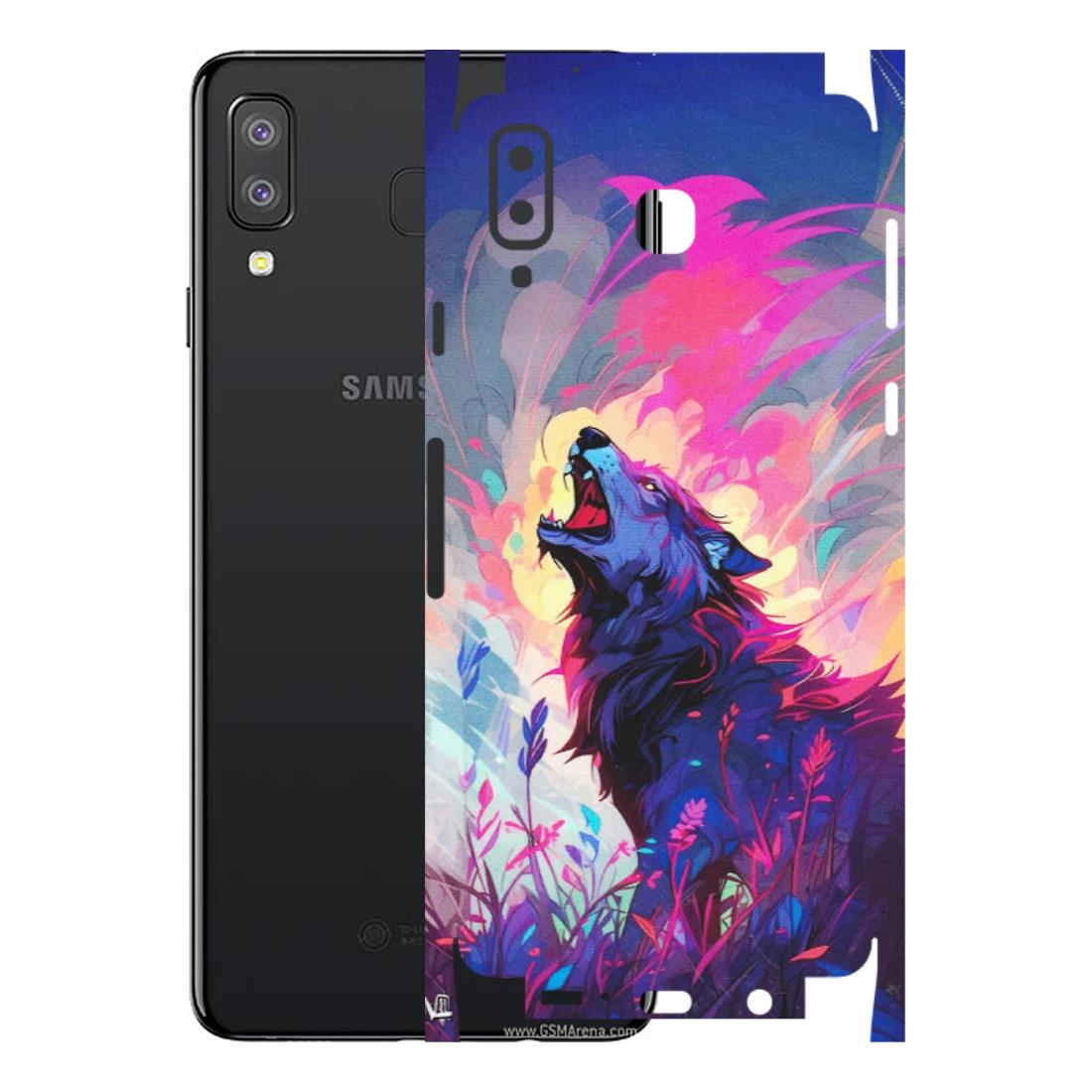 Samsung A/S Series Phone Skins (All Models) - New Wild Wolf Abstract - Matte Finish (M-125) Samsung Galaxy A8 Star
