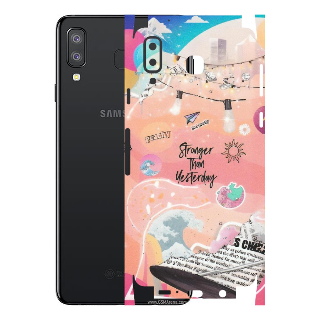 Samsung A/S Series Phone Skins (All Models) - Stronger Then Yesterday - Matte Finish (M-128) Samsung Galaxy A8 Star