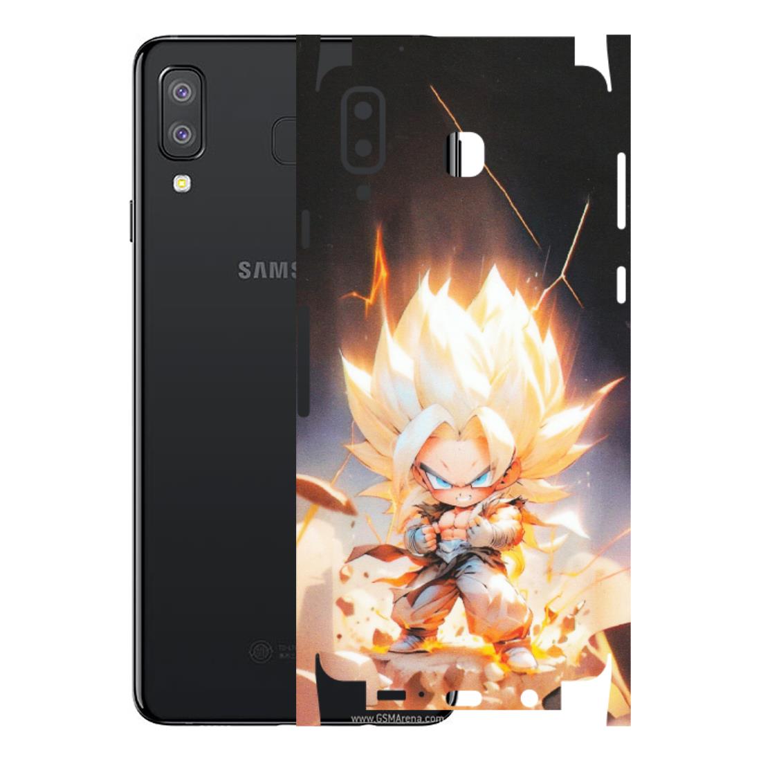 Samsung A/S Series Phone Skins (All Models) - Goku Dragon Cute Anime - Matte Finish (M-131) Samsung Galaxy A8 Star