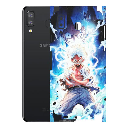 Samsung A/S Series Phone Skins (All Models) - Blue Thunder Luffy Anime - Matte Finish (M-132) Samsung Galaxy A8 Star