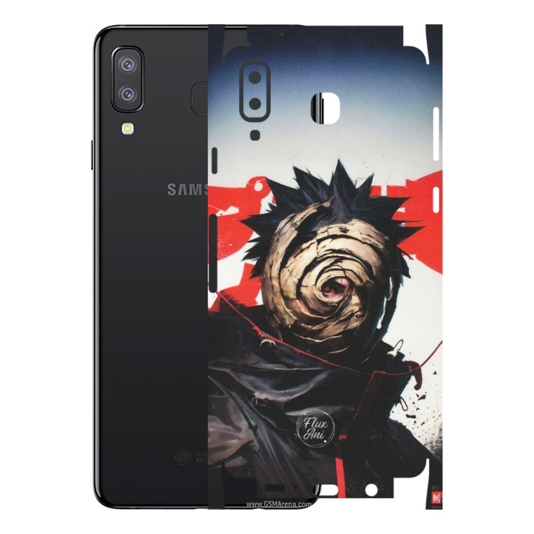 Samsung A/S Series Phone Skins (All Models) - Obito Uchiha Cool Anime - Matte Finish (M-134) Samsung Galaxy A8 Star