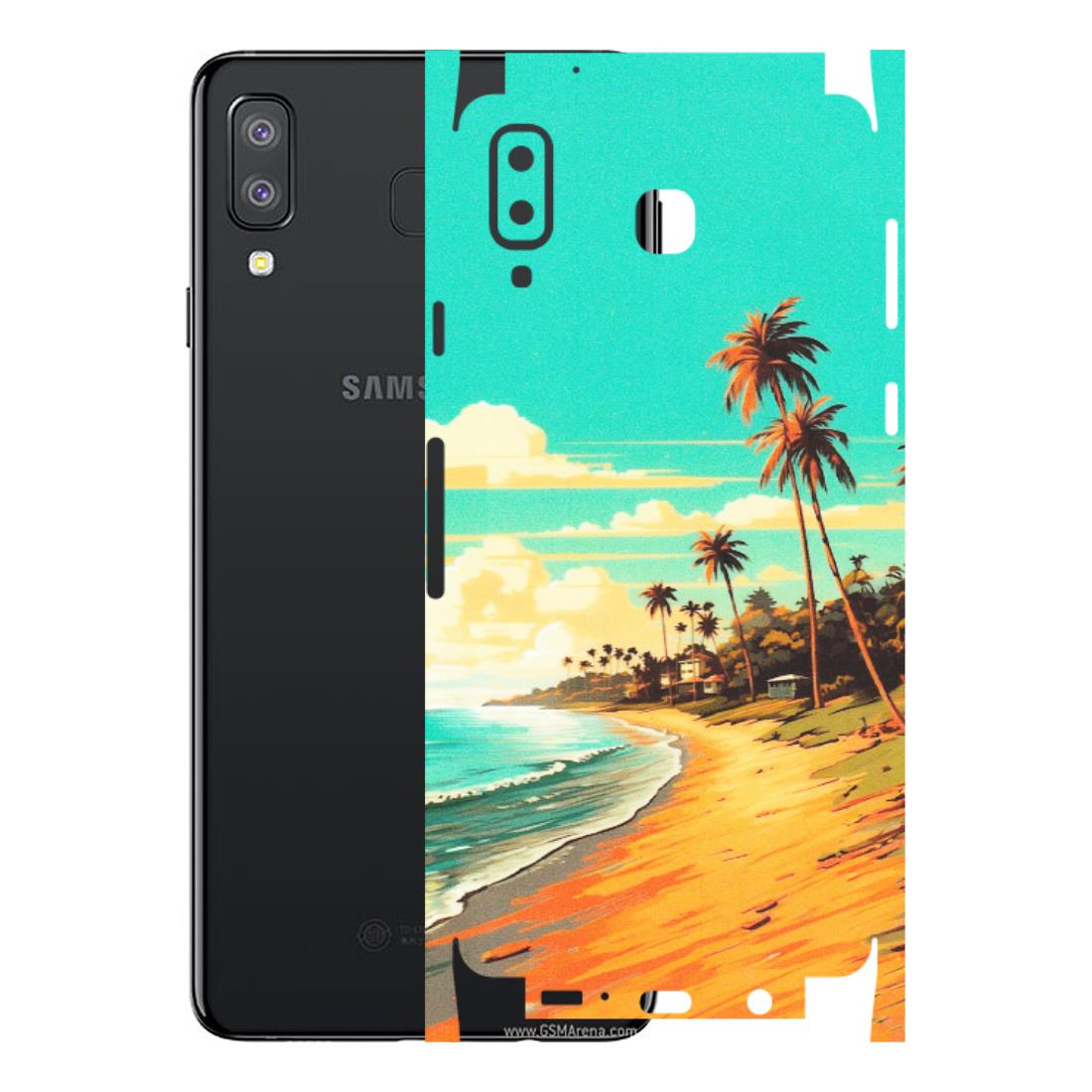 Samsung A/S Series Phone Skins (All Models) - Miami Beach - Matte Finish (M-136) Samsung Galaxy A8 Star