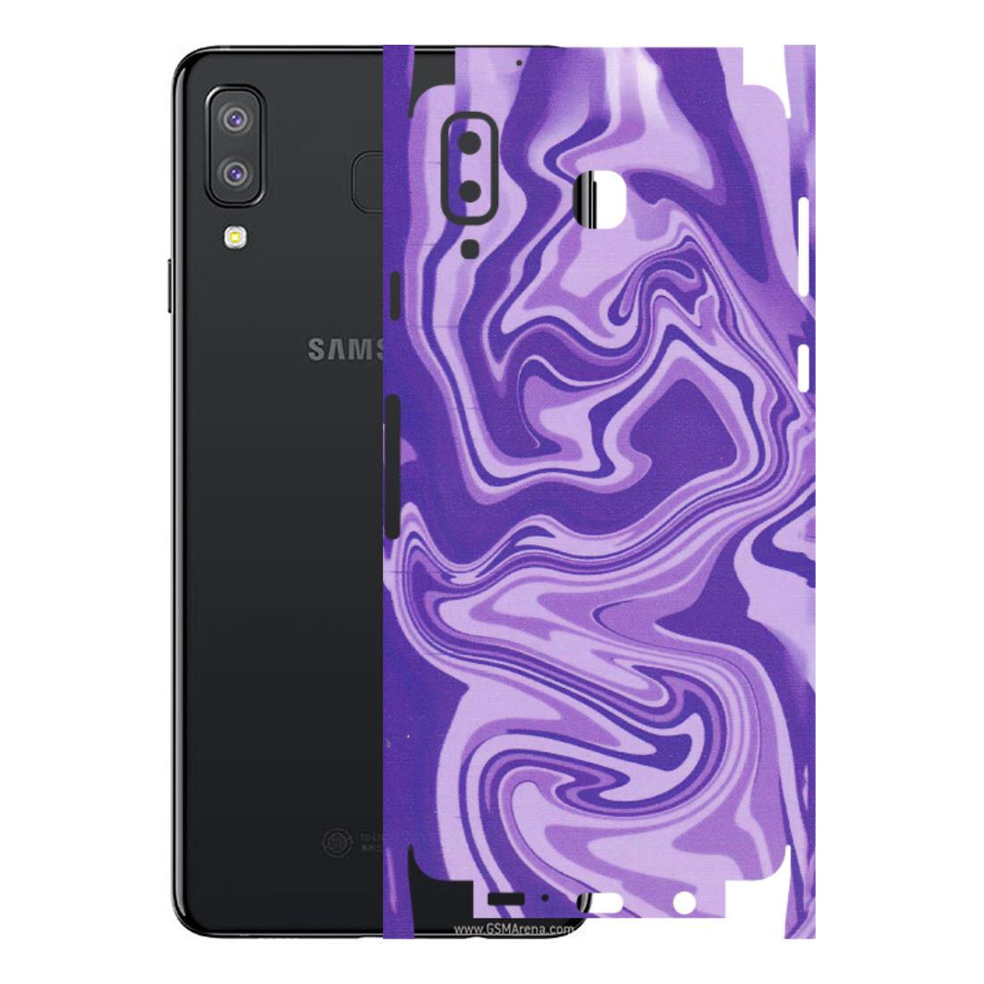 Samsung A/S Series Phone Skins (All Models) - Hazy Purple Nights - Matte Finish (M-14) Samsung Galaxy A8 Star
