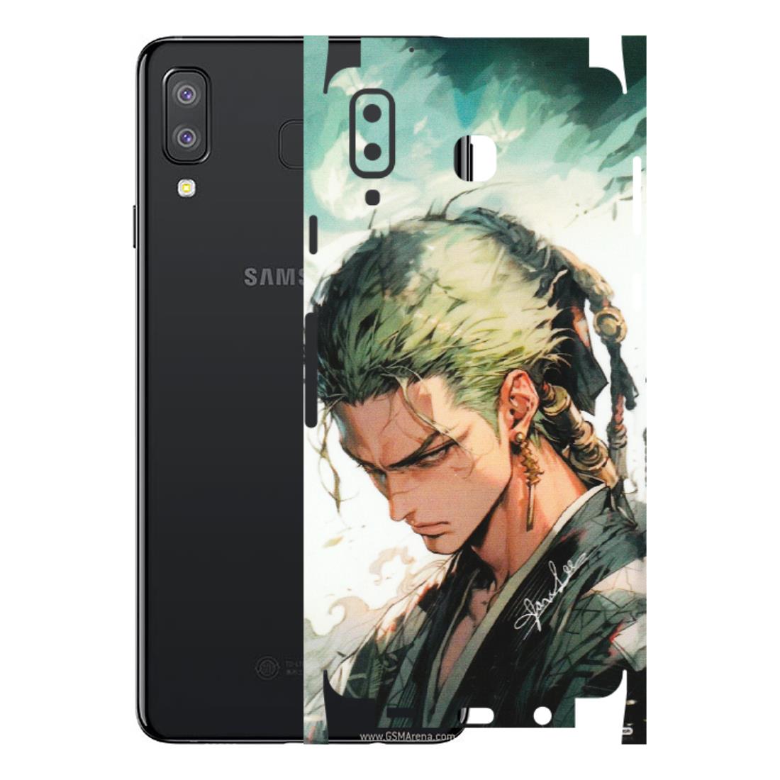 Samsung A/S Series Phone Skins (All Models) - New Roronoa Zoro One Picece Anime - Matte Finish (M-140) Samsung Galaxy A8 Star