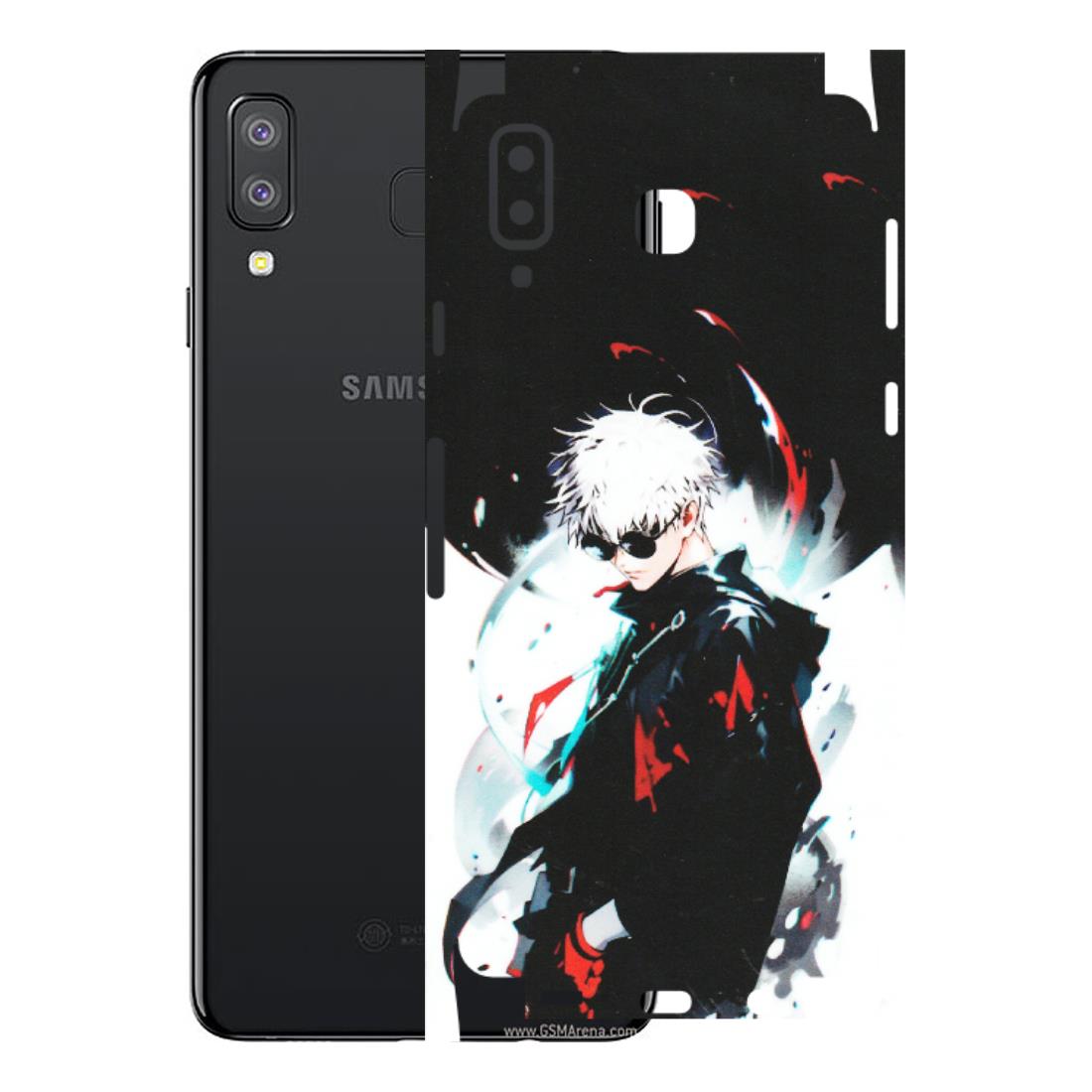 Samsung A/S Series Phone Skins (All Models) - Gojo Powerful Charater Kaisen Anime - Matte Finish (M-144) Samsung Galaxy A8 Star