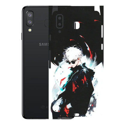 Samsung A/S Series Phone Skins (All Models) - Gojo Powerful Charater Kaisen Anime - Matte Finish (M-144) Samsung Galaxy A8 Star