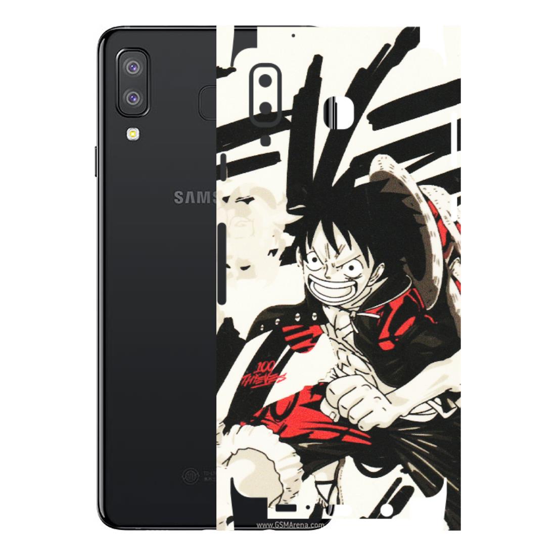 Samsung A/S Series Phone Skins (All Models) - Monkey D.Luffy Manga Anime - Matte Finish (M-145) Samsung Galaxy A8 Star