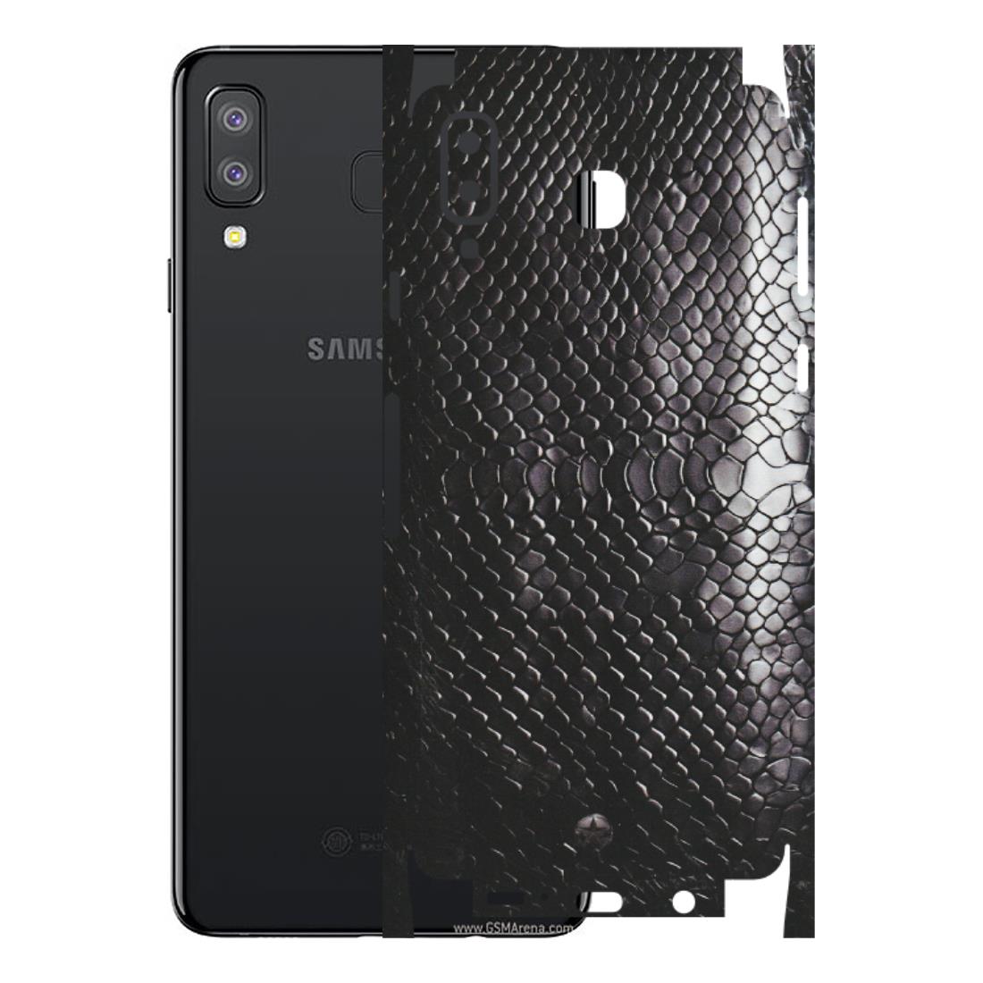 Samsung A/S Series Phone Skins (All Models) - Black Snack Leather - Matte Finish (M-147) Samsung Galaxy A8 Star