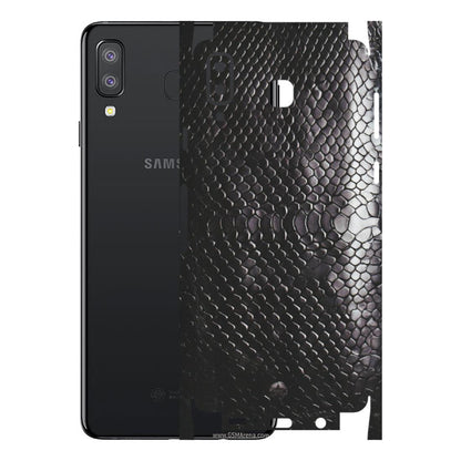 Samsung A/S Series Phone Skins (All Models) - Black Snack Leather - Matte Finish (M-147) Samsung Galaxy A8 Star