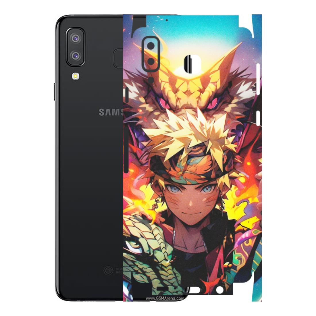 Samsung A/S Series Phone Skins (All Models) - Angry Naruto Anime - Matte Finish (M-148) Samsung Galaxy A8 Star