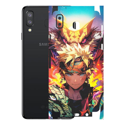 Samsung A/S Series Phone Skins (All Models) - Angry Naruto Anime - Matte Finish (M-148) Samsung Galaxy A8 Star