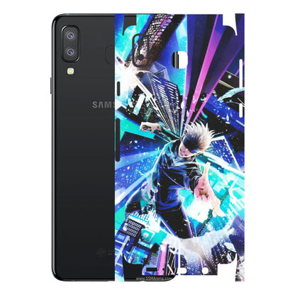 Samsung A/S Series Phone Skins (All Models) - Manga Action Jujustu Kaisen Anime - Matte Finish (M-155) Samsung Galaxy A8 Star