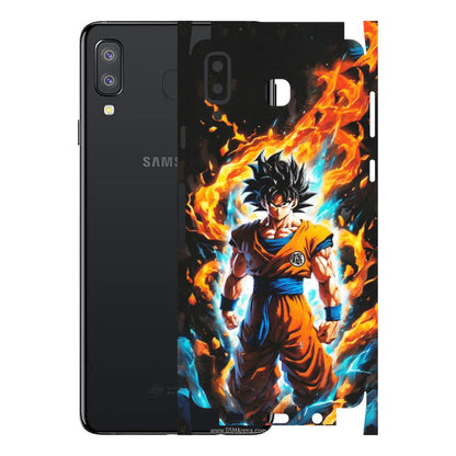 Samsung A/S Series Phone Skins (All Models) - Goku Transformation Anime - Matte Finish (M-159) Samsung Galaxy A8 Star