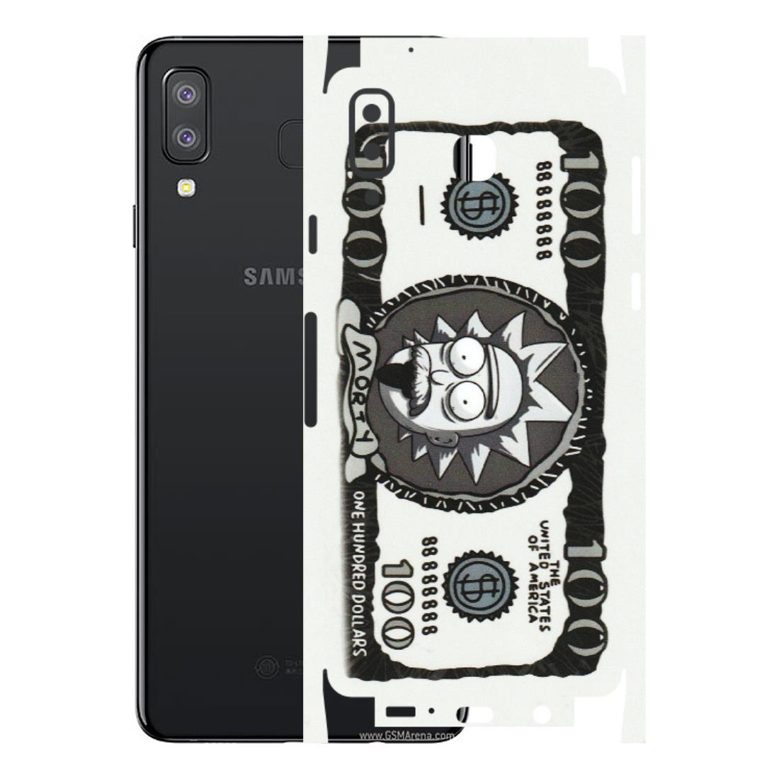 Samsung A/S Series Phone Skins (All Models) - Rick And Morty Hundred Dollar Anime - Matte Finish (M-161) Samsung Galaxy A8 Star