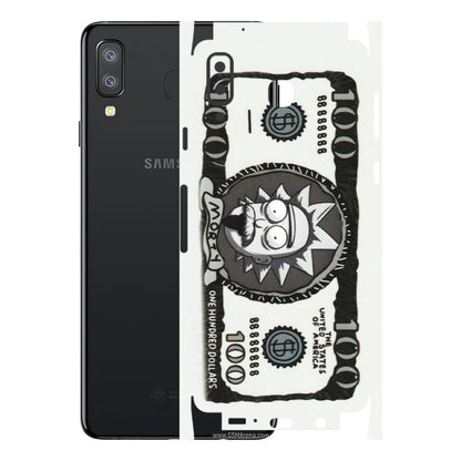 Samsung A/S Series Phone Skins (All Models) - Rick And Morty Hundred Dollar Anime - Matte Finish (M-161) Samsung Galaxy A8 Star