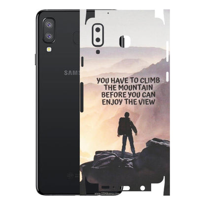Samsung A/S Series Phone Skins (All Models) - Motivational Hiking Mountain - Matte Finish (M-28) Samsung Galaxy A8 Star